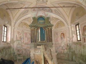 Kapela sv. Florijana - unutrašnjost danas