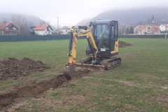 Radovi na igralištu NK Klanjec