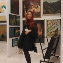 Otvorenje izložbe Ane Kapetan, rođ. Jambrešić, u Gradskoj knjižnici u Klanjcu