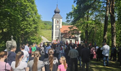Klanjčani svetom misom proslavili svog nebeskog zaštitnika i blagoslovili obnovljenu Kalvariju