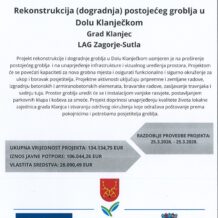 Rekonstrukcija (dogradnja) postojećeg groblja u Dolu Klanječkom Grad Klanjec LAG Zagorje-Sutla