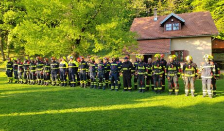 Vatrogasna vježba na Cesarskoj gori pokazala visoku spremnost i snažnu suradnja triju operativnih područja i susjednih snaga iz Slovenije