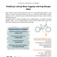 Pedaliraj i uživaj! Biser Zagorja otkrivaj-Klanjec bike !
