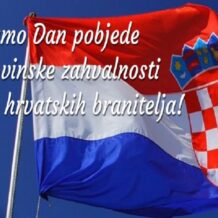 Čestitka uz Dan pobjede i domovinske zahvalnosti i Dan hrvatskih branitelja